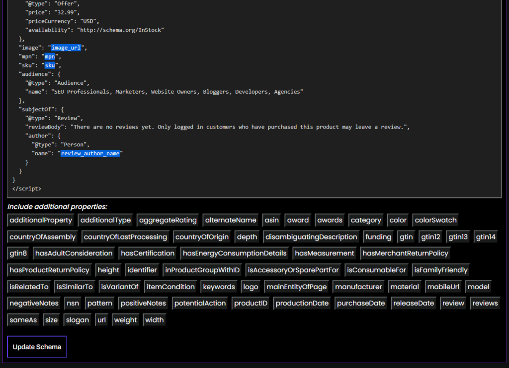Smartest AI Schema Generator for JSON-LD Code by Zynith SEO