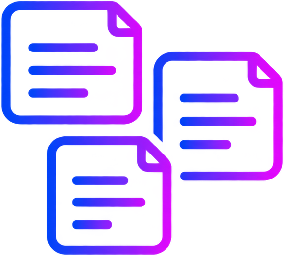 Icon Scattered Business Information