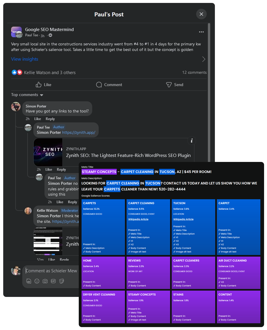 Zynith Salience Testimonial And Api